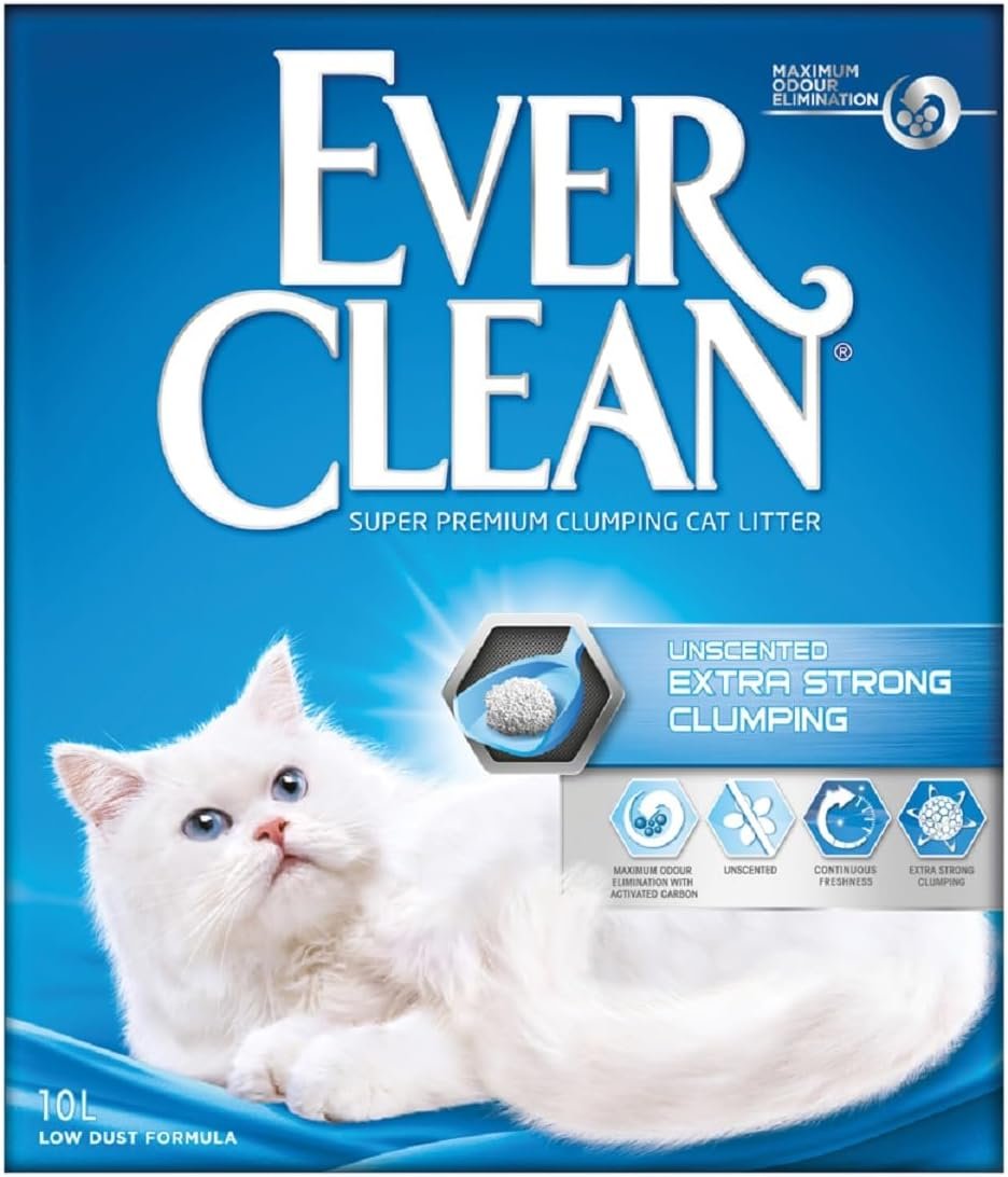 Ever Clean Extra stark klumpende Katzenstreu, 10 Liter, parfümfrei Ever Clean Extra stark klumpende Katzenstreu, 10 Liter, parfümfrei