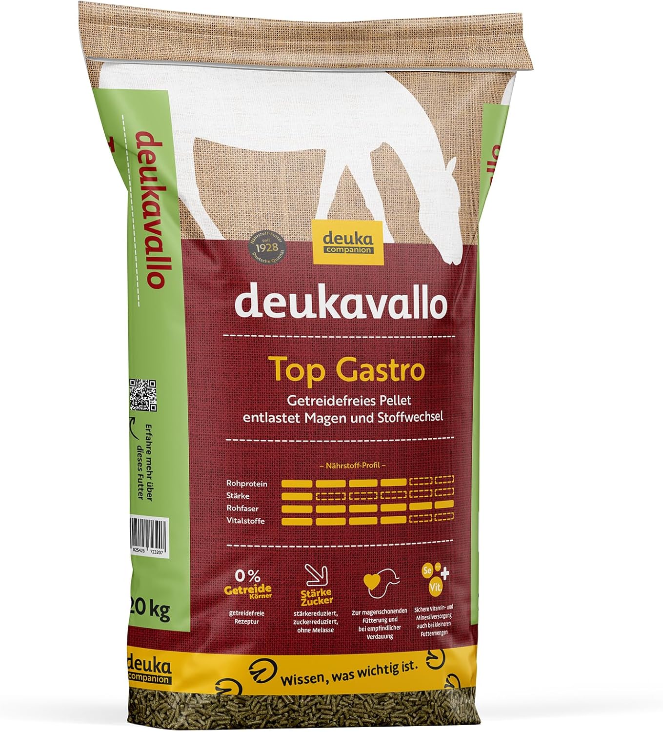 deuka vallo Top Gastro 20 kg Pferdefutter, Spezialfutter für magen- und stoffwechselempfindliche Pferde, Ergänzungsfuttermittel für Pferde deuka vallo Top Gastro 20 kg Pferdefutter, Spezialfutter für magen- und stoffwechselempfindliche Pferde, Ergänzungsfuttermittel für Pferde