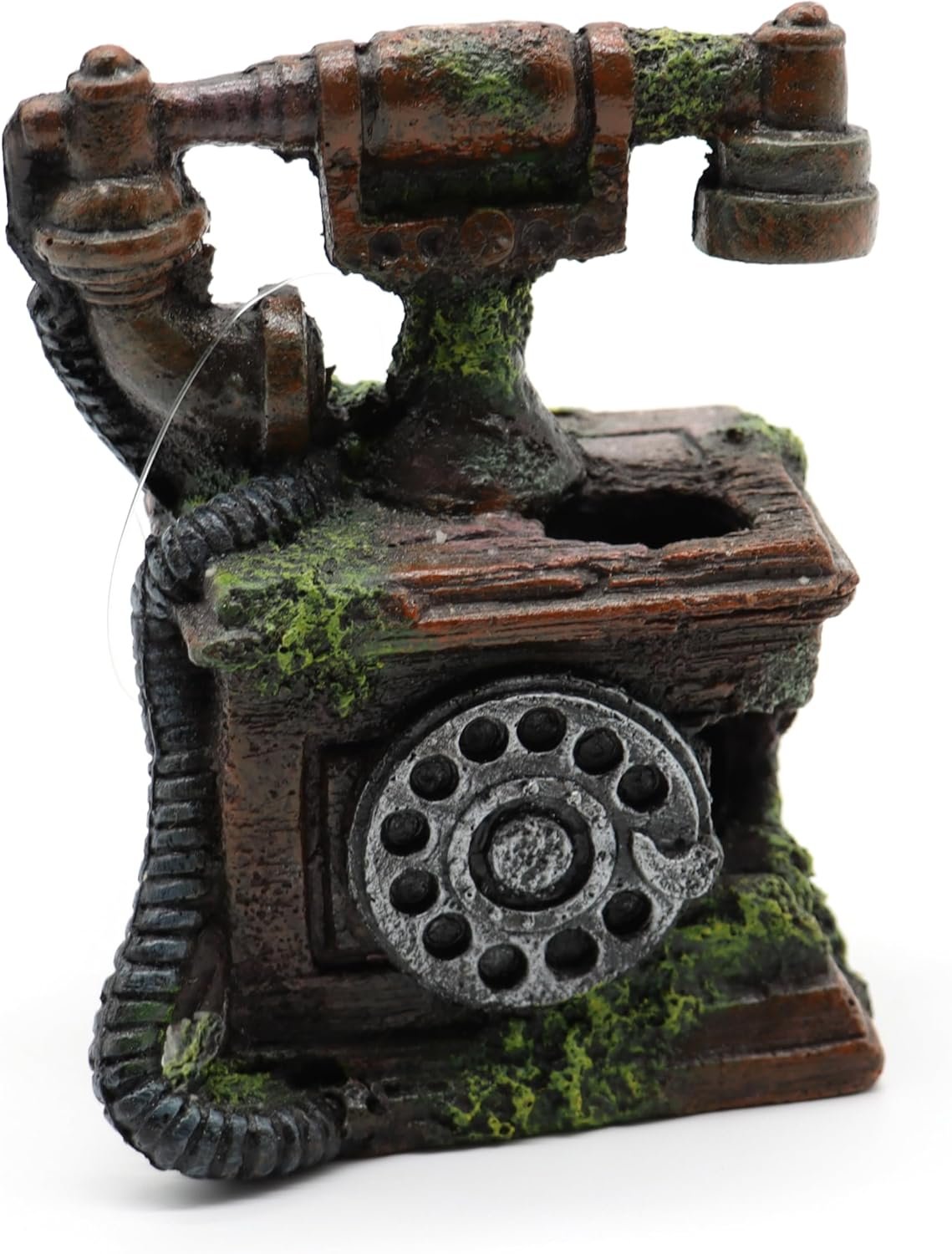 Amtra Dekoratives Telefon im Vintage-Stil – Dekoration für Aquarium, Süß- und Meerwasser, aus Kunstharz für Aquarien und Fischtanks, ungiftig, 12 x 6,5 x 12,5 cm Amtra Dekoratives Telefon im Vintage-Stil – Dekoration für Aquarium, Süß- und Meerwasser, aus Kunstharz für Aquarien und Fischtanks, ungiftig, 12 x 6,5 x 12,5 cm