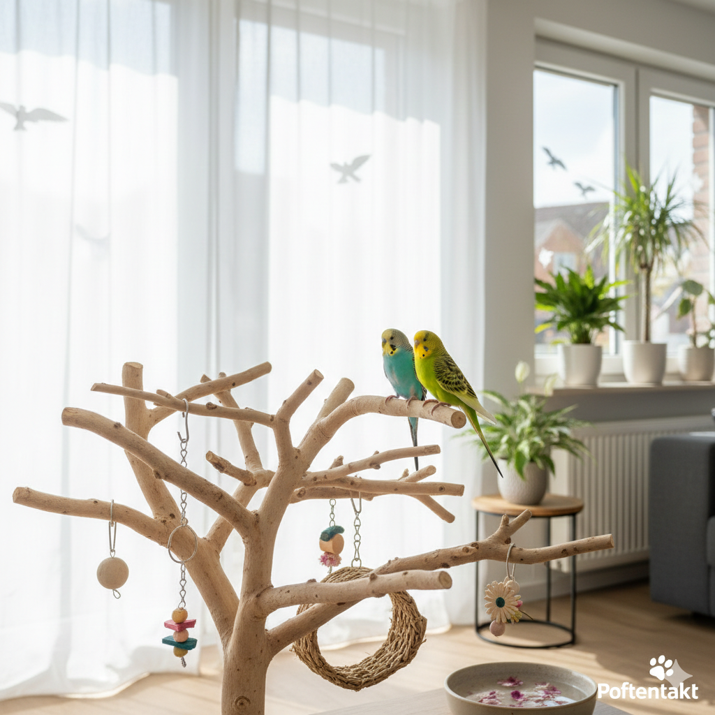 Freiheit im Wohnzimmer: So gestaltest du den Freiflug für Vögel sicher