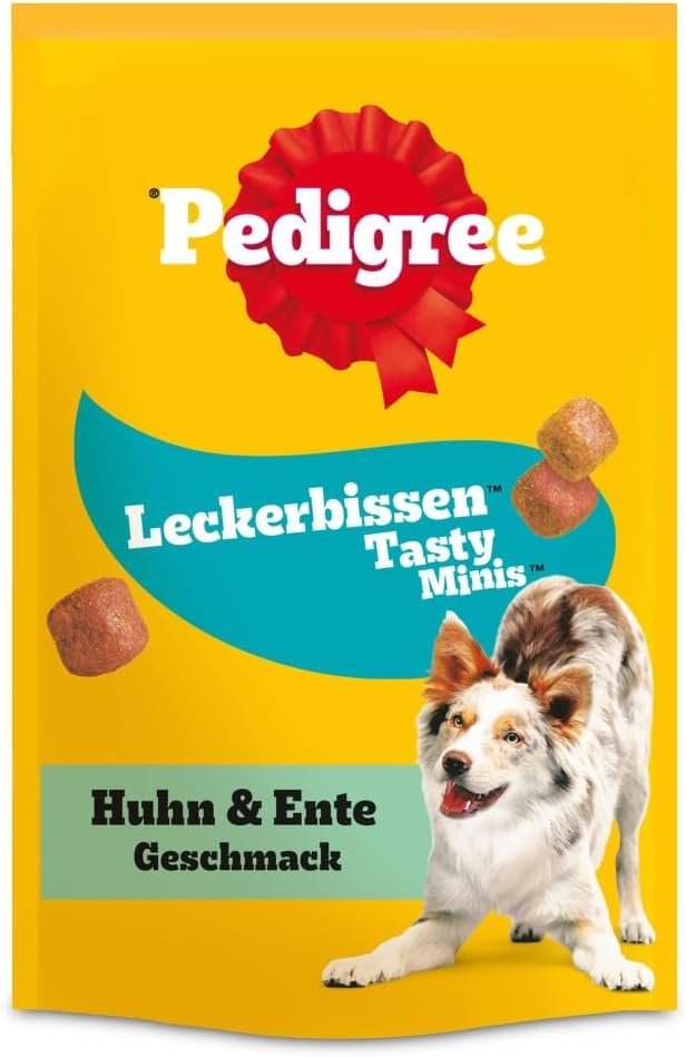Pedigree Leckerbissen für kleine Hunde, ideal zum Training oder für zwischendurch, verschiedene Sorten, Kauhüften mit Hühnchen Pedigree Leckerbissen für kleine Hunde, ideal zum Training oder für zwischendurch, verschiedene Sorten, Kauhüften mit Hühnchen