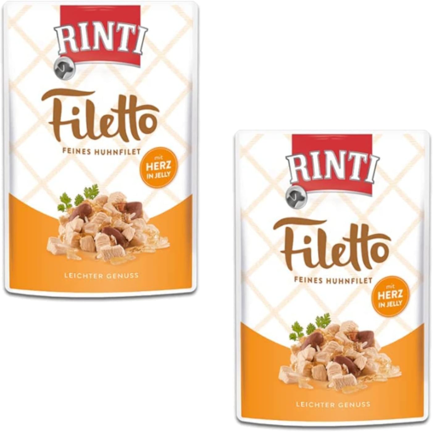 Rinti Dog Filetto Huhn & Hühnerherz Doppelpack 2 x 24 x 100 g Rinti Dog Filetto Huhn & Hühnerherz Doppelpack 2 x 24 x 100 g