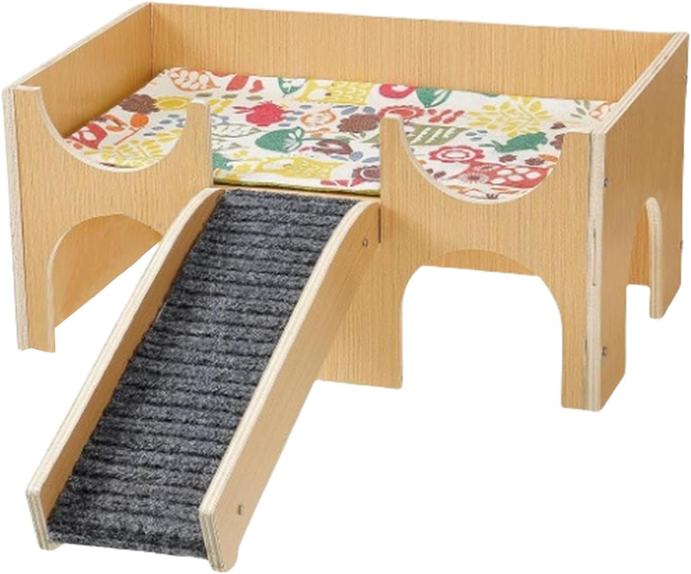 Hamsterhäuser und Verstecke, Nagetierhaus aus Naturholz, Habitat-Aktivitätsmöglichkeit mit Kletterleiter für Hamster, Meerschweinchen und Kaninchen Hamsterhäuser und Verstecke, Nagetierhaus aus Naturholz, Habitat-Aktivitätsmöglichkeit mit Kletterleiter für Hamster, Meerschweinchen und Kaninchen