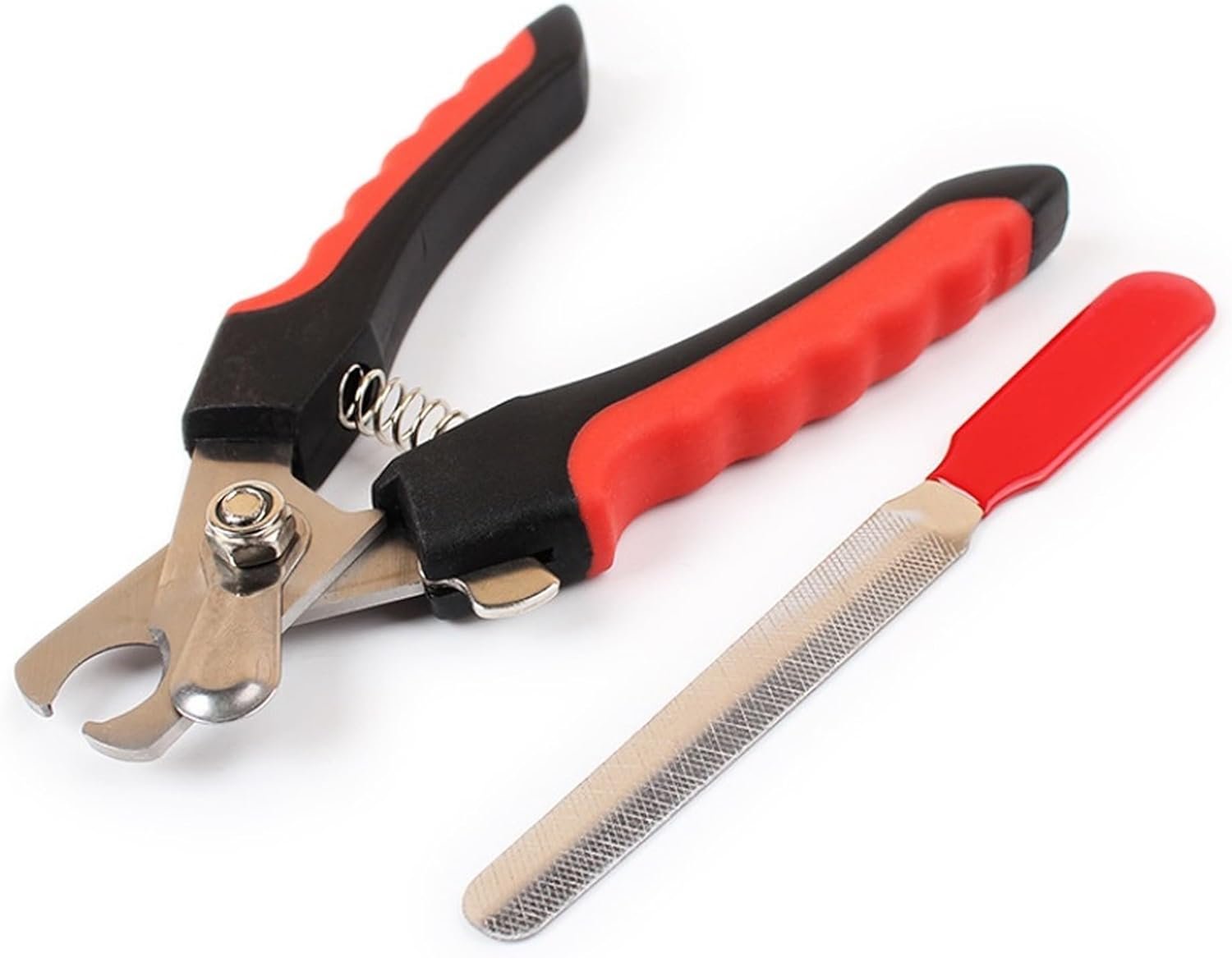 Set aus Krallenknipser und Nagelfeile, 16 cm Nagelschere und 13,5 cm Nagelfeilen, Nagelschere für Hunde, Katzen, Nagetiere – Nagelknipser, Krallenpflege für große und mittelgroße Hunde Set aus Krallenknipser und Nagelfeile, 16 cm Nagelschere und 13,5 cm Nagelfeilen, Nagelschere für Hunde, Katzen, Nagetiere – Nagelknipser, Krallenpflege für große und mittelgroße Hunde