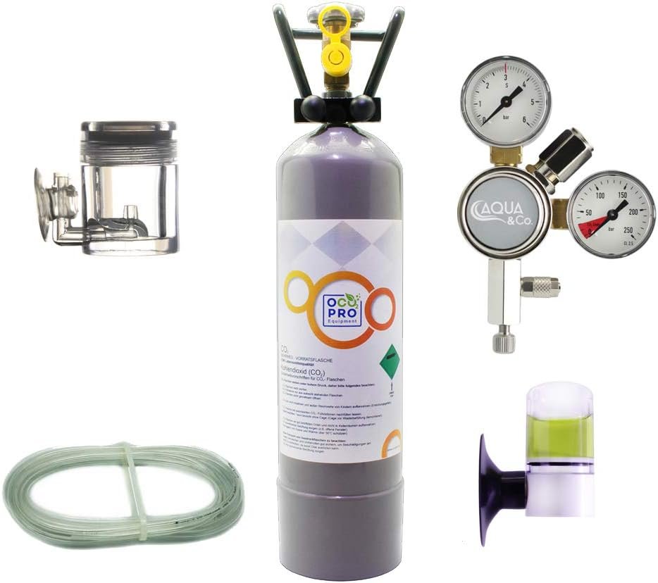 CO2-Anlage DLX-350 Aquarium mit Mehrwegflasche (2 kg) CO2-Anlage DLX-350 Aquarium mit Mehrwegflasche (2 kg)