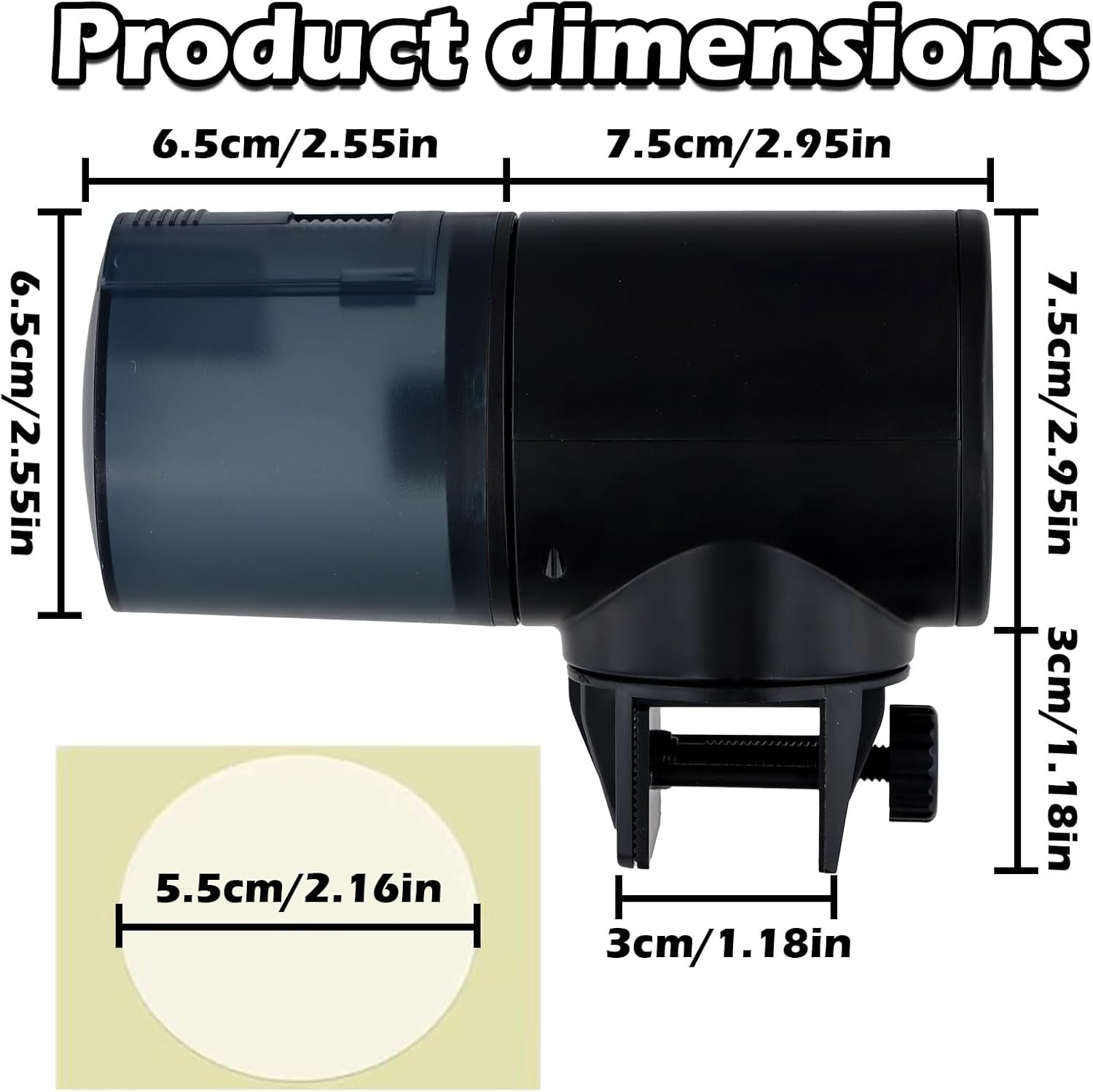 Automatischer Fischfutterautomat, Fischfutterautomat Aquarium, Fischfutterspender 200 ml Fassungsvermögen, intelligenter Auto-Aquarium-Fischfutterautomat für den Wochenendurlaub Automatischer Fischfutterautomat, Fischfutterautomat Aquarium, Fischfutterspender 200 ml Fassungsvermögen, intelligenter Auto-Aquarium-Fischfutterautomat für den Wochenendurlaub