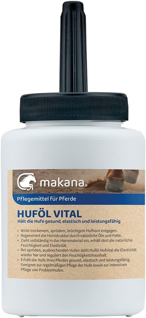 Makana Huföl Hufvital Oleogel, 500 ml Spenderflasche mit Pinsel (1 x 0,5 L) Makana Huföl Hufvital Oleogel, 500 ml Spenderflasche mit Pinsel (1 x 0,5 L)