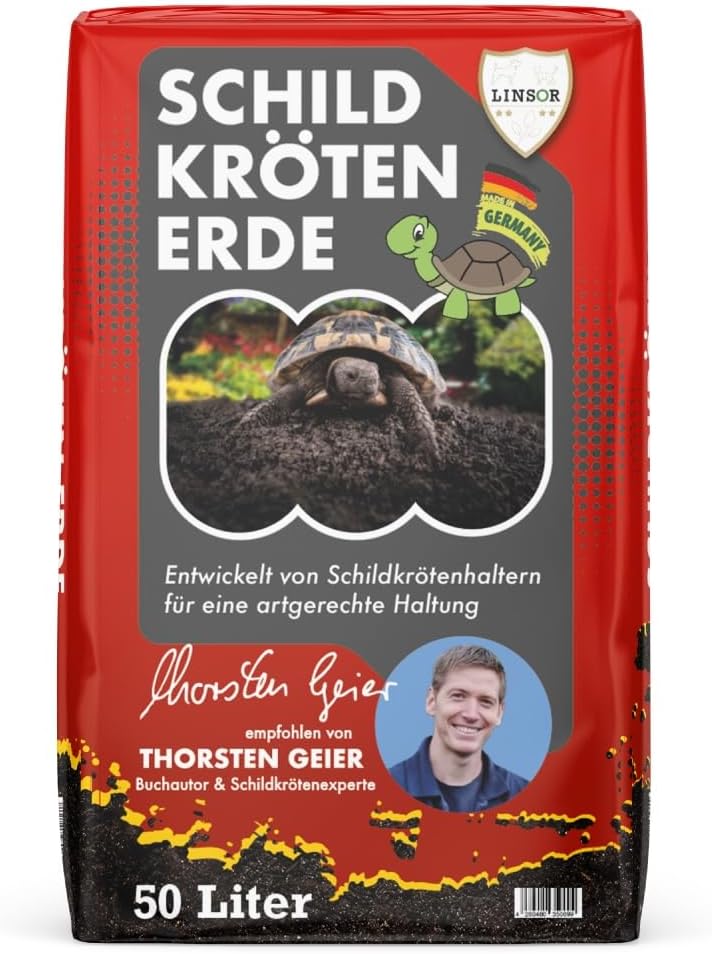 Schildkrötensubstrat 50 L – Natürliche Schildkrötenerde ohne Dünger, feinkrümelig und verwertbar für Landschildkröten als Erde mit natürlicher Struktur Schildkrötensubstrat 50 L – Natürliche Schildkrötenerde ohne Dünger, feinkrümelig und verwertbar für Landschildkröten als Erde mit natürlicher Struktur