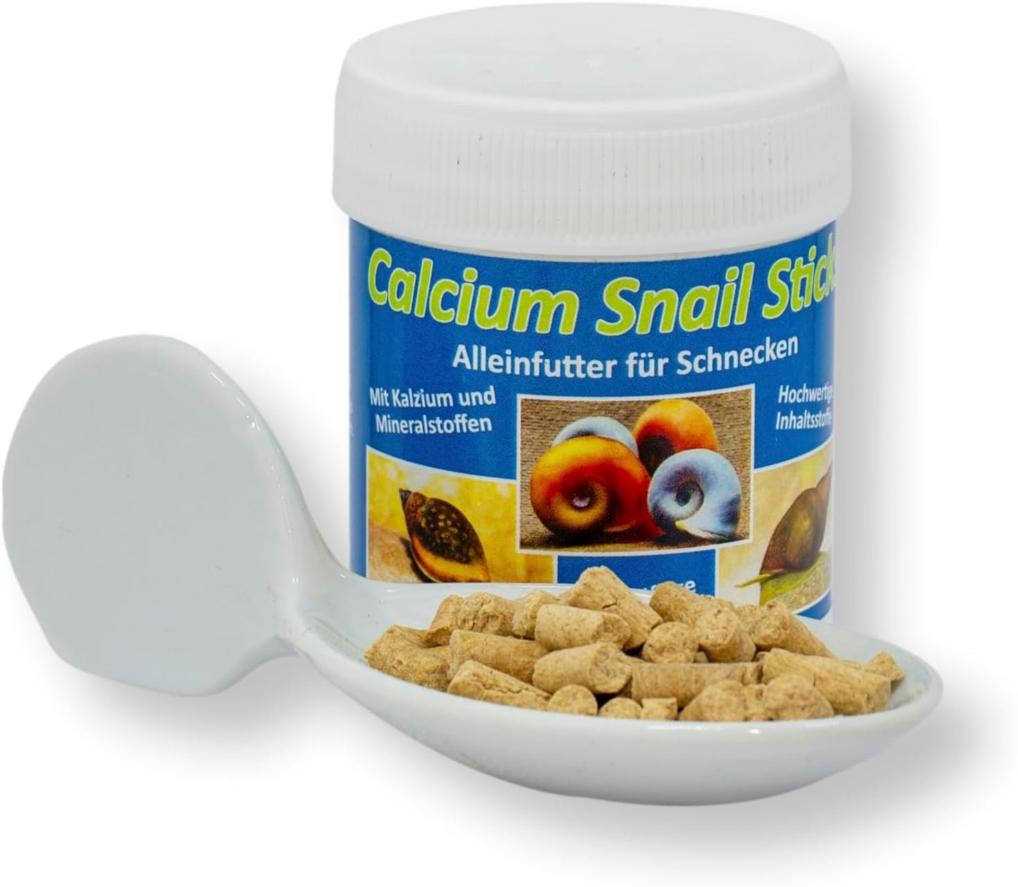 Kalzium-Schneckensticks – Futtersticks für Schnecken als Alleinfuttermittel mit Kalzium und Vitaminen für starke Schneckenhäuser, 45 g Kalzium-Schneckensticks – Futtersticks für Schnecken als Alleinfuttermittel mit Kalzium und Vitaminen für starke Schneckenhäuser, 45 g