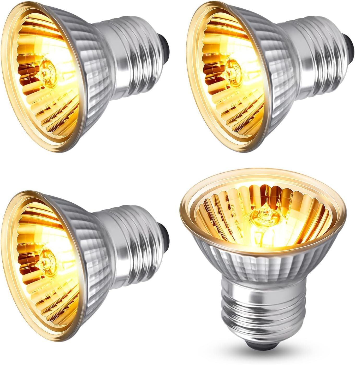 Akynite E27 50W UVA UVB Glühbirne für Wärmelampe Schildkröten, Heizlampe Reptilien Dimmbar, AC 220-240V, E27 UV Lampe Terrarium für Reptilien Geckos Schlange Chamäleons, 4 Stück Akynite E27 50W UVA UVB Glühbirne für Wärmelampe Schildkröten, Heizlampe Reptilien Dimmbar, AC 220-240V, E27 UV Lampe Terrarium für Reptilien Geckos Schlange Chamäleons, 4 Stück