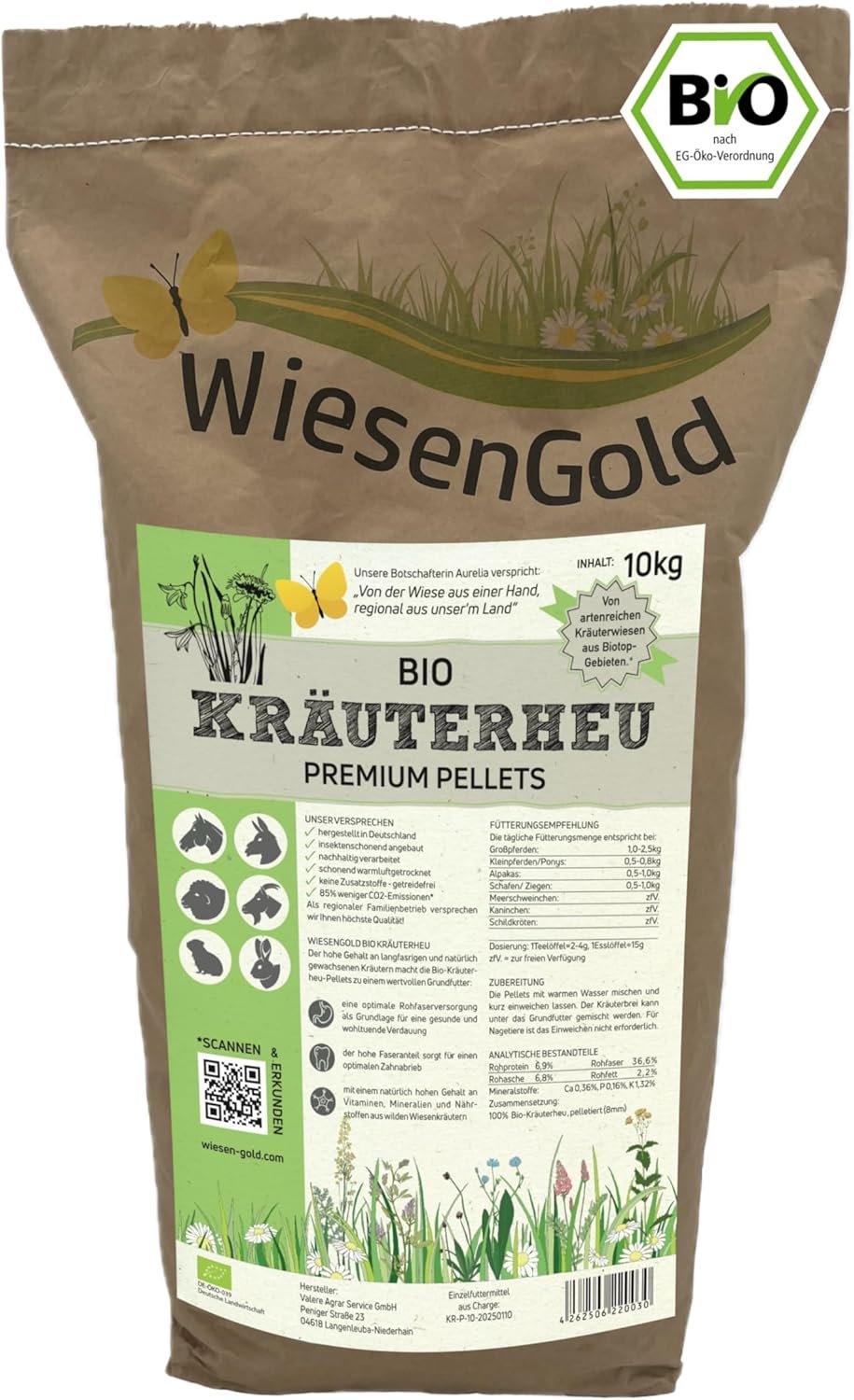 Bio-Pellets, Premiumfutter, Kräuter-Heu-Pellets, Kaninchen, Pferd, Schaf, Ziege, Esel, 10 kg Pellets Bio-Pellets, Premiumfutter, Kräuter-Heu-Pellets, Kaninchen, Pferd, Schaf, Ziege, Esel, 10 kg Pellets