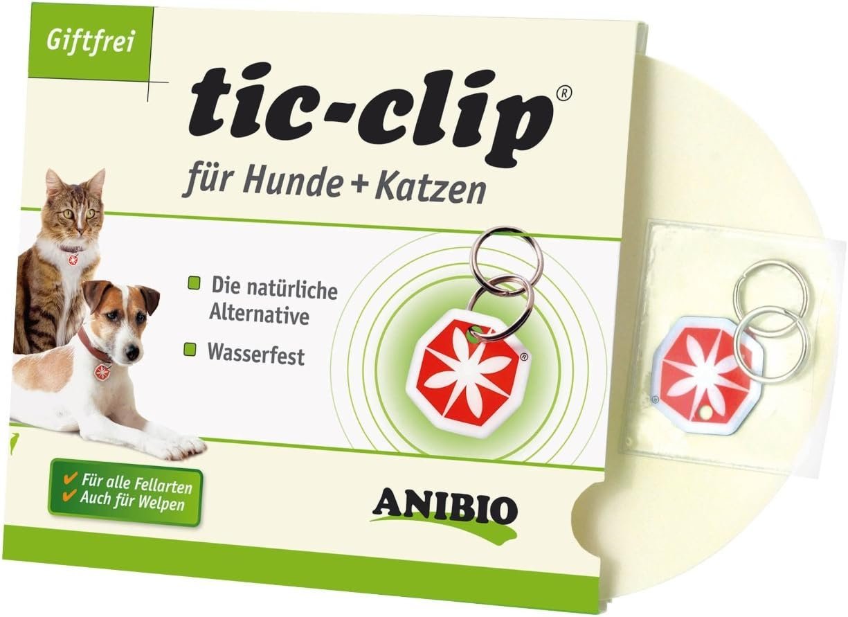 Anibio Tic Clip für Hunde und Katzen Anibio Tic Clip für Hunde und Katzen