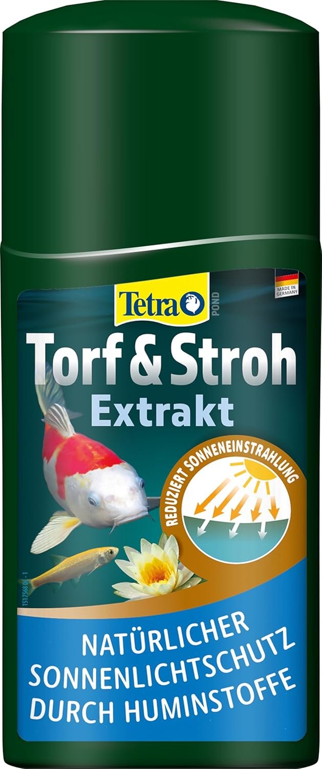 Tetra Pond Torf- und Strohextrakt, Wasserpflege mit rein pflanzlichen Wirkstoffen, zur natürlichen Vorbeugung von Algenwachstum, 250 ml Tetra Pond Torf- und Strohextrakt, Wasserpflege mit rein pflanzlichen Wirkstoffen, zur natürlichen Vorbeugung von Algenwachstum, 250 ml