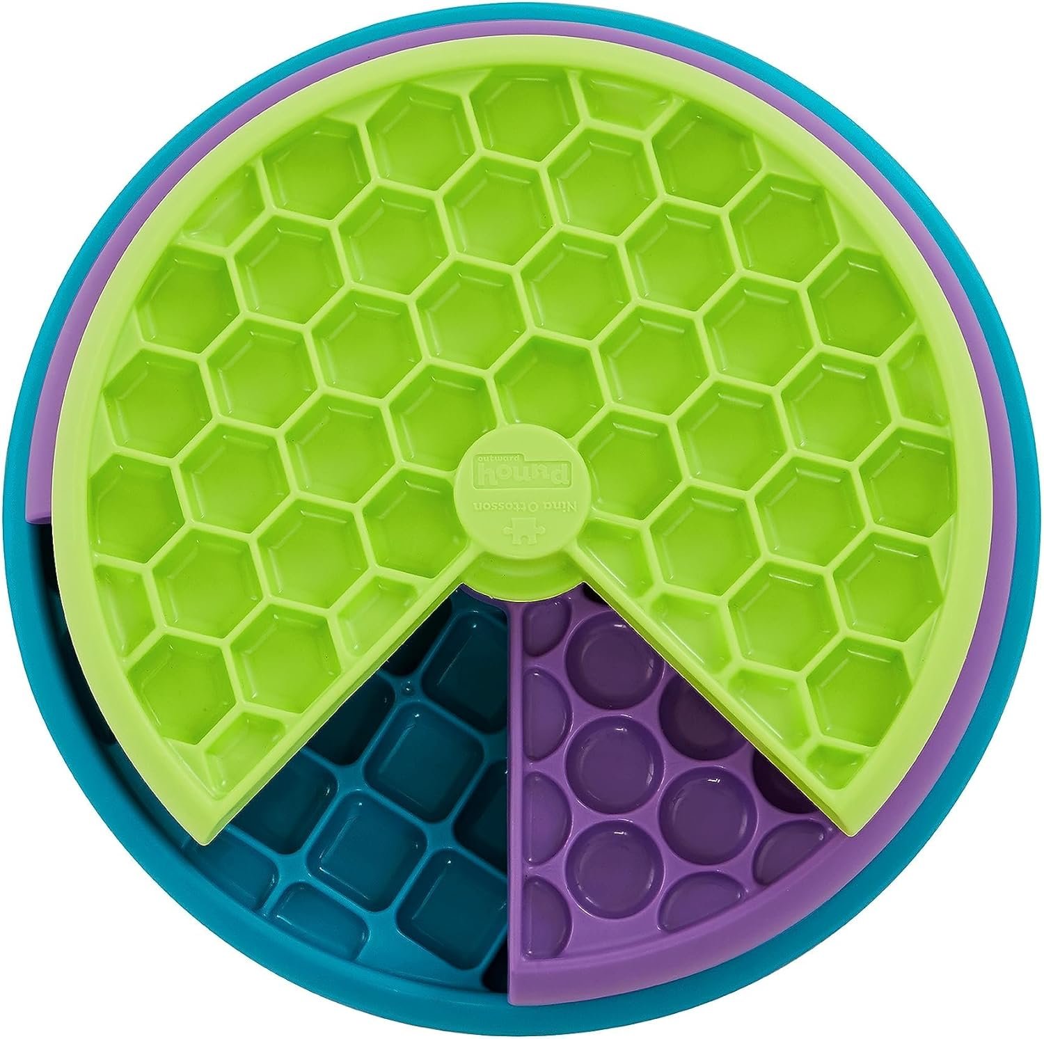 Outward Hound Nina Ottosson Lickin‘ Layers, interaktives Intelligenzspielzeug für Hunde, für langsamere Fressgeschwindigkeiten Outward Hound Nina Ottosson Lickin‘ Layers, interaktives Intelligenzspielzeug für Hunde, für langsamere Fressgeschwindigkeiten