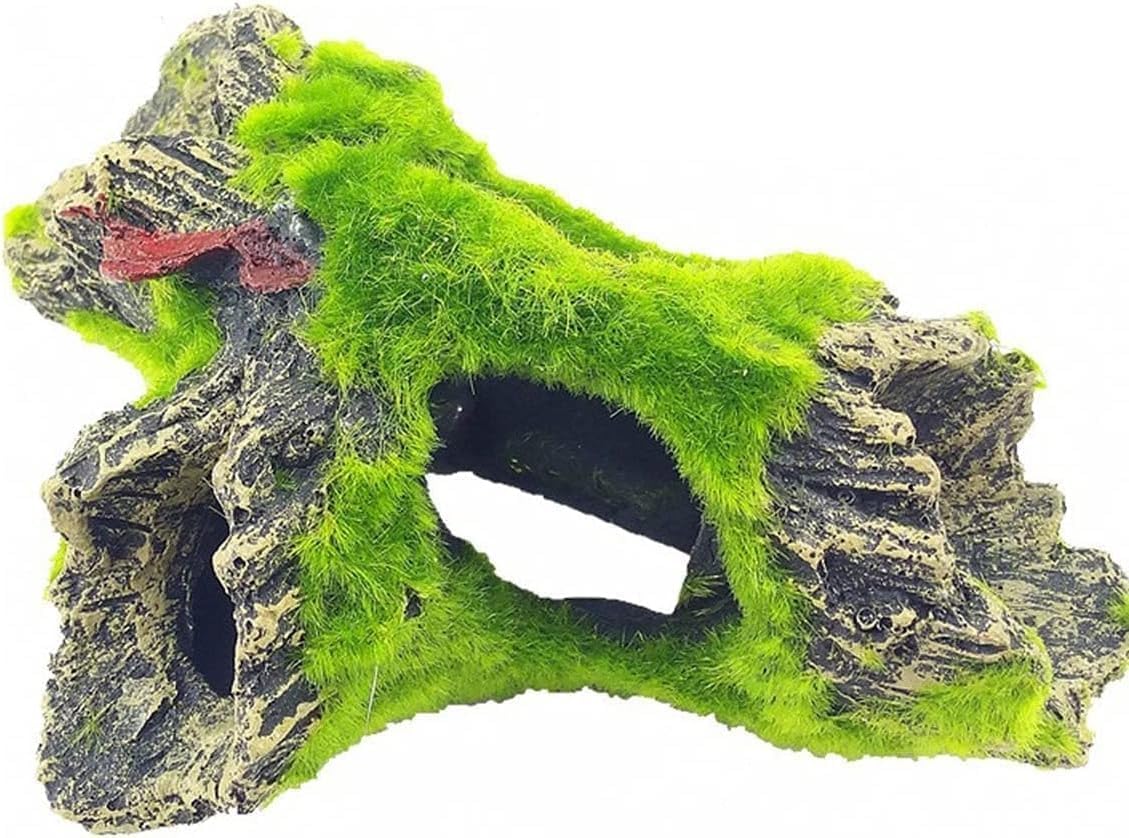 Aquarium-Dekoration, Aquarium-Baumstamm, Höhlendekoration, Harz-Baumstamm für kleine Garnelen, Fischversteck-Dekoration (16 x 10 x 7 cm) Aquarium-Dekoration, Aquarium-Baumstamm, Höhlendekoration, Harz-Baumstamm für kleine Garnelen, Fischversteck-Dekoration (16 x 10 x 7 cm)