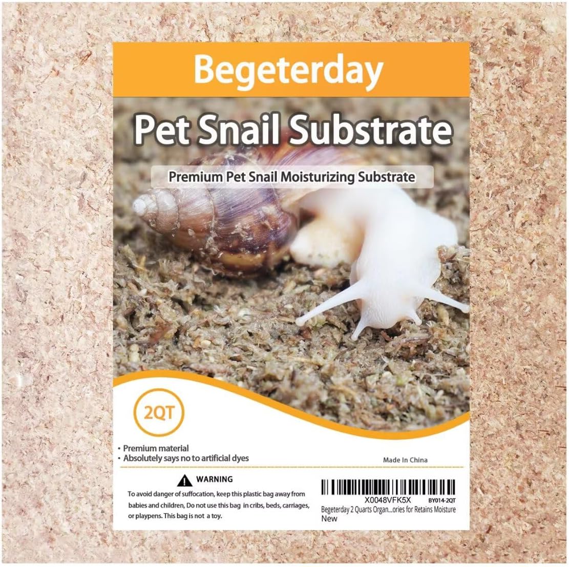 Biofaser-Substrat für Haustierschnecken – ideales Schnecken-Terrarium-Zubehör zur Feuchtigkeitsspeicherung Biofaser-Substrat für Haustierschnecken – ideales Schnecken-Terrarium-Zubehör zur Feuchtigkeitsspeicherung