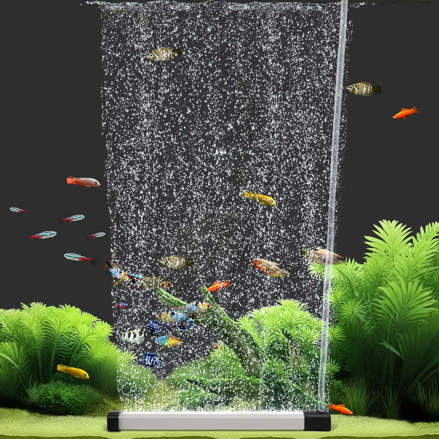hygger Aquarium Sauerstoffblasenstreifen, Aquarium-Luftstein, leiser Sauerstoffstein für Aquarium-Set, Aquarium-Belüfter, Fischtank-Bubbler mit Luftschlauch für Süß- und Salzwasser (15 cm) hygger Aquarium Sauerstoffblasenstreifen, Aquarium-Luftstein, leiser Sauerstoffstein für Aquarium-Set, Aquarium-Belüfter, Fischtank-Bubbler mit Luftschlauch für Süß- und Salzwasser (15 cm)