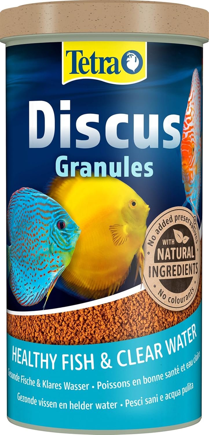 Tetra Diskusfischfutter, Alleinfutter für Mittelwasser- und Bodenfische, 1 Liter Tetra Diskusfischfutter, Alleinfutter für Mittelwasser- und Bodenfische, 1 Liter