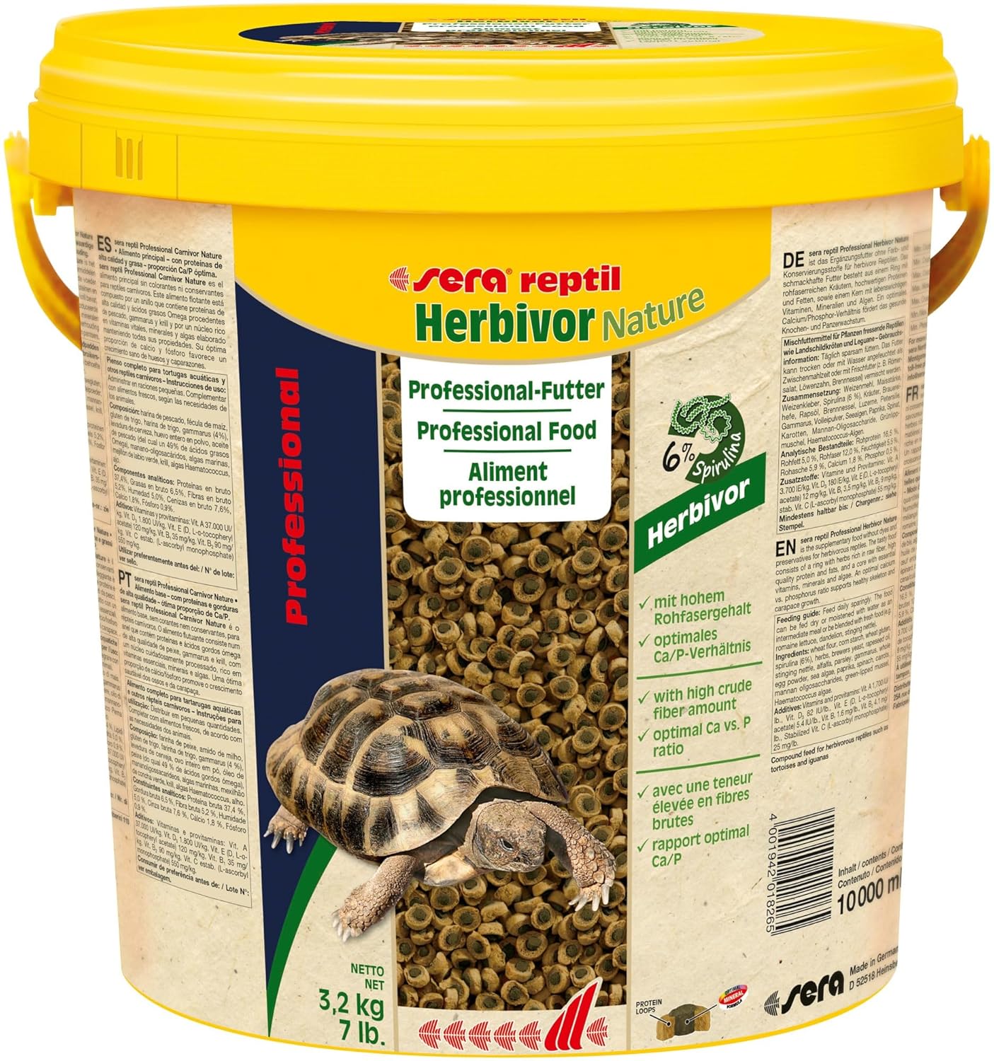 sera 01826 reptil Professional Herbivor 10 l – Pflanzenfressende Reptilien füttern wie die Profis sera 01826 reptil Professional Herbivor 10 l – Pflanzenfressende Reptilien füttern wie die Profis