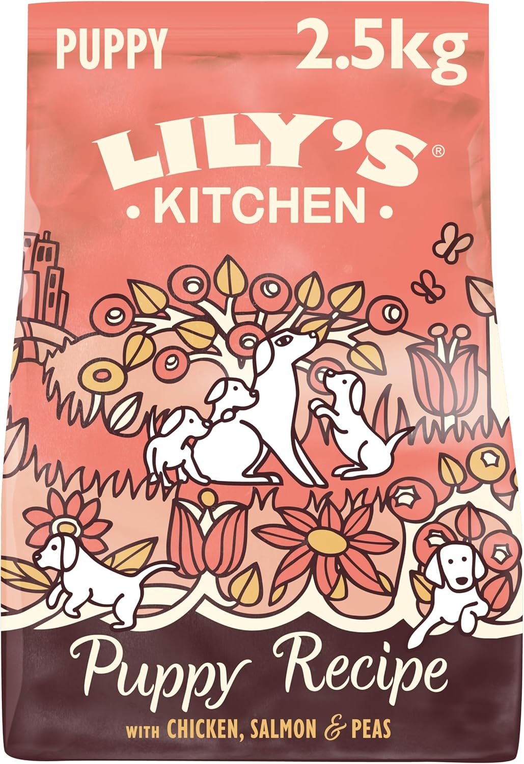 Lily’s Kitchen Puppy Huhn und Lachs Komplett-Trockenfutter für Hunde (2,5 kg) Lily’s Kitchen Puppy Huhn und Lachs Komplett-Trockenfutter für Hunde (2,5 kg)