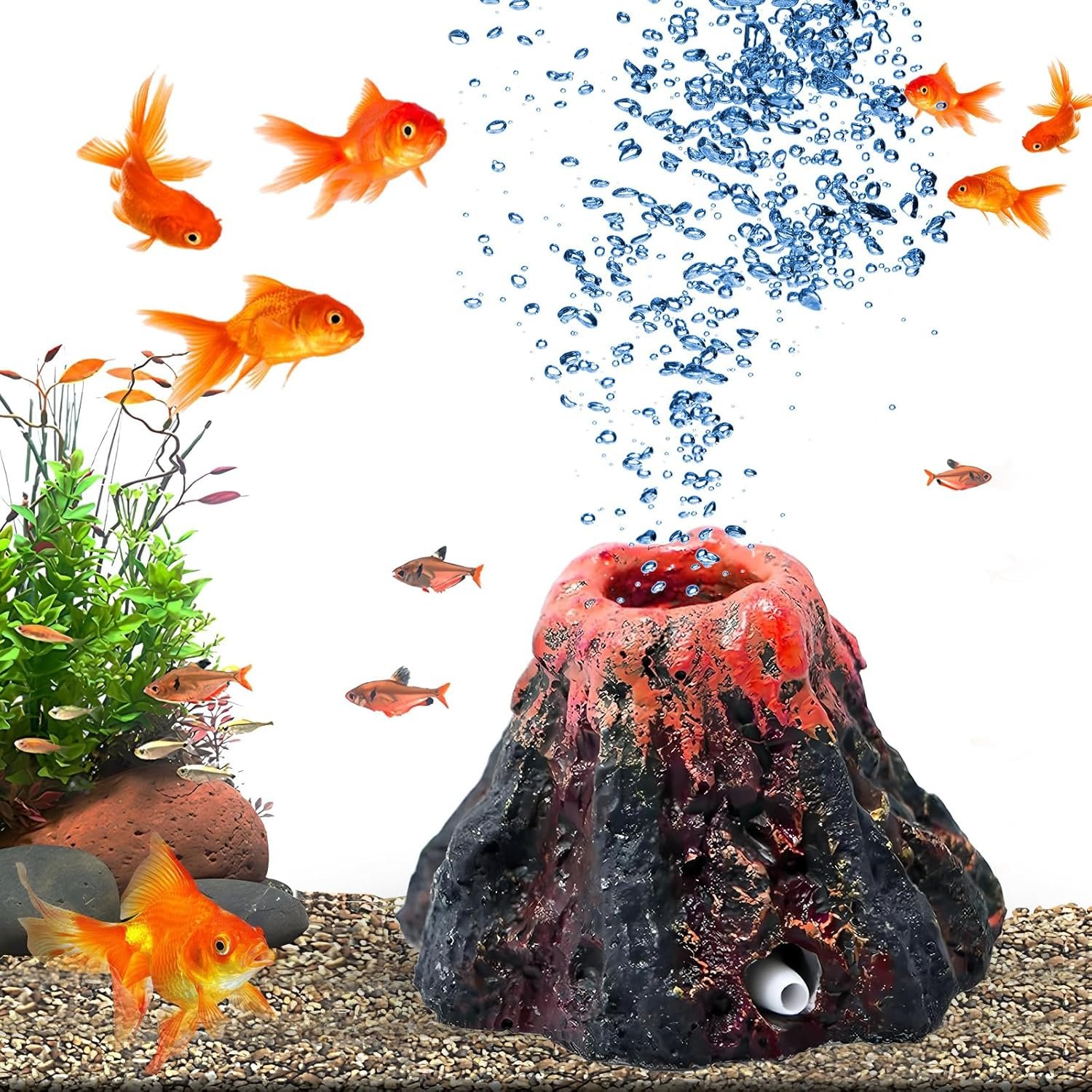Vulkan-Aquarium-Dekoration, Aquarium-Dekoration, Dekoration für Aquarien, Aquarium-Vulkan-Ornament für Aquarium, Aquarium-Dekoration, Heim-Aquarium-Dekoration, Vulkanstein Vulkan-Aquarium-Dekoration, Aquarium-Dekoration, Dekoration für Aquarien, Aquarium-Vulkan-Ornament für Aquarium, Aquarium-Dekoration, Heim-Aquarium-Dekoration, Vulkanstein