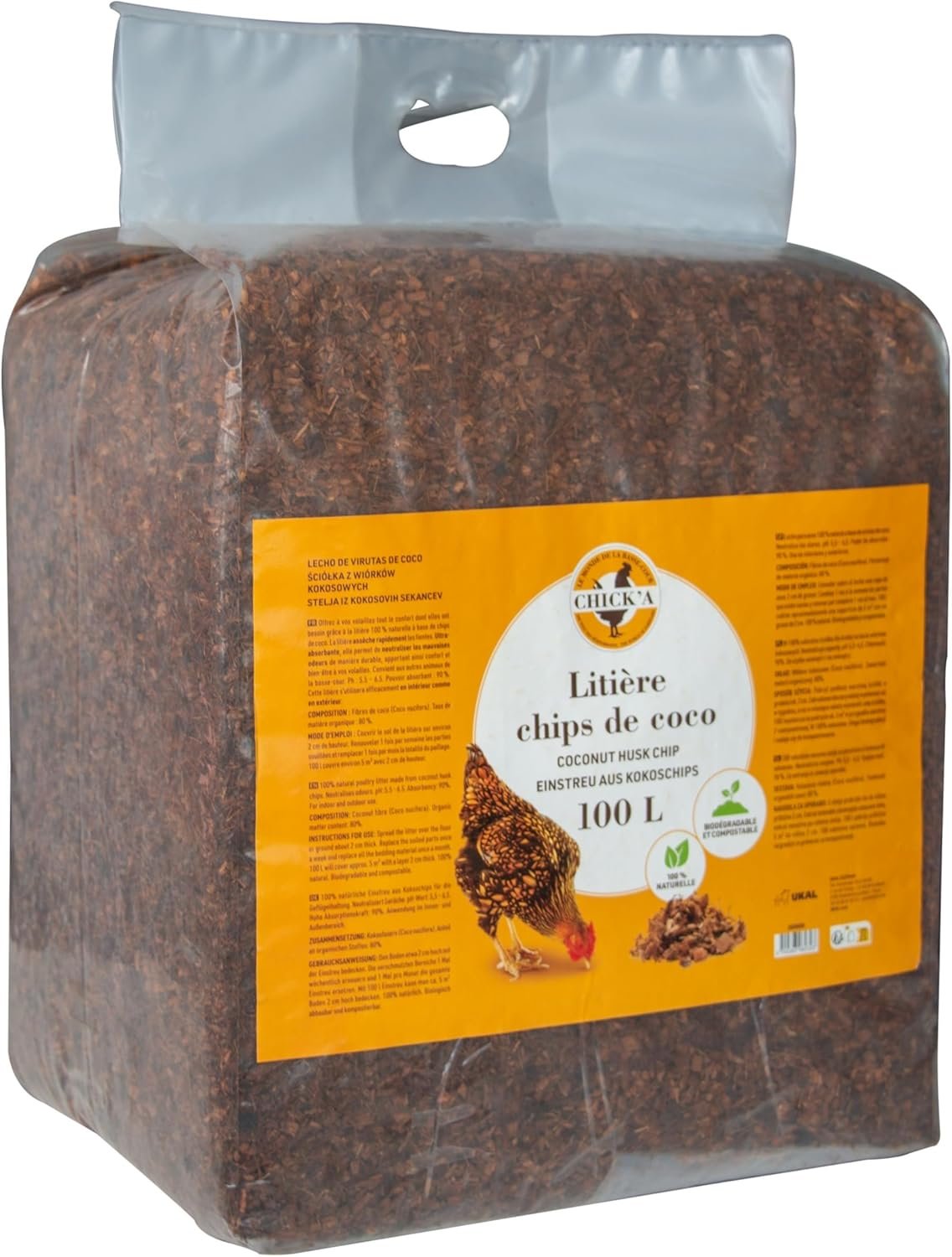 horizont grobe Kokosstreu, biologisch abbaubar und kompostierbar, Kokoschips, für Geflügel, Kleintiere, Kleintiereinstreu, Terrariensubstrat horizont grobe Kokosstreu, biologisch abbaubar und kompostierbar, Kokoschips, für Geflügel, Kleintiere, Kleintiereinstreu, Terrariensubstrat