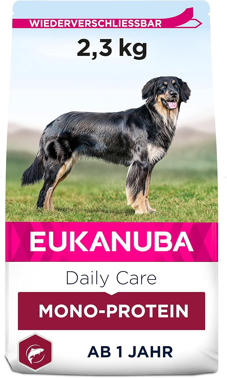 Eukanuba Daily Care Mono-Protein-Hundefutter – Trockenfutter mit nur Lachs als tierischem Protein, allergenarme Formel, 2,3 kg Eukanuba Daily Care Mono-Protein-Hundefutter – Trockenfutter mit nur Lachs als tierischem Protein, allergenarme Formel, 2,3 kg