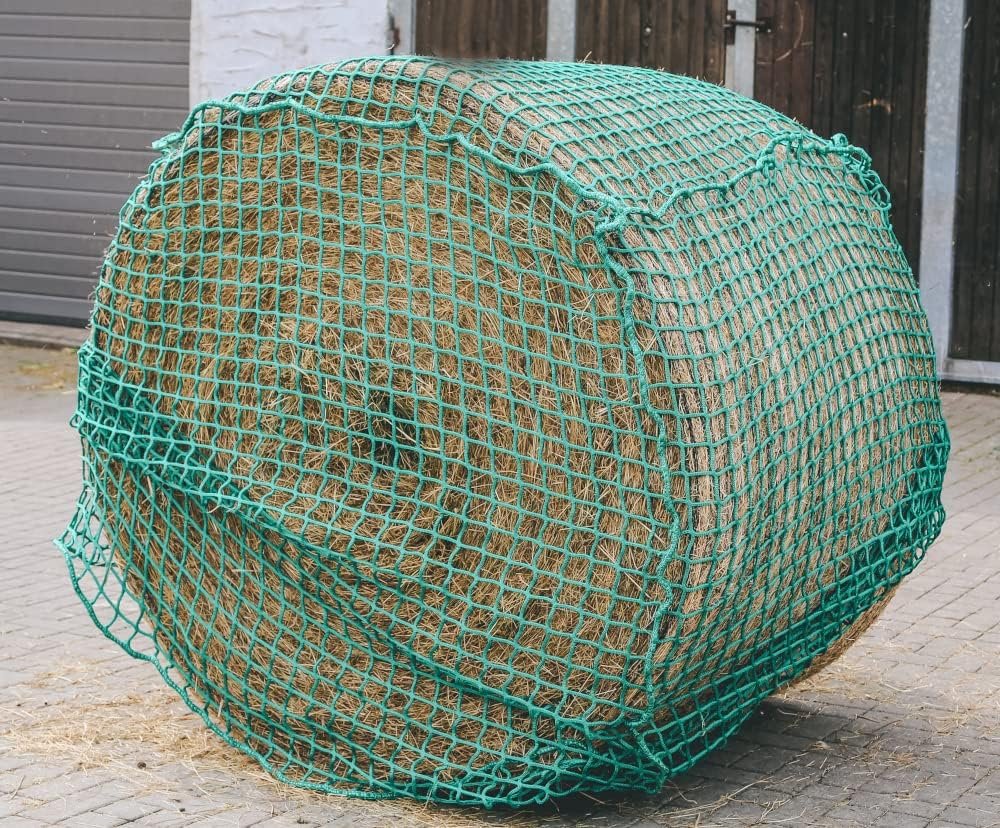 Rundballen-Heunetz 1,4 m x 1,4 m x 1,6 m, Mw 3,0 cm, 4,0 mm Kordelstärke, Heunetz Rundballen-Heunetz 1,4 m x 1,4 m x 1,6 m, Mw 3,0 cm, 4,0 mm Kordelstärke, Heunetz