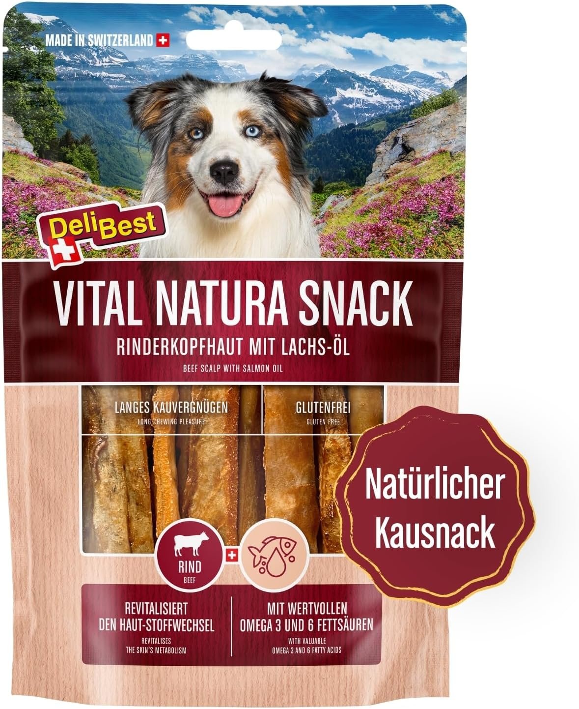 DELIBEST SNACK MIT WILDSACHSÖL 200 G – 100 % natürlicher Hundesnack DELIBEST SNACK MIT WILDSACHSÖL 200 G – 100 % natürlicher Hundesnack