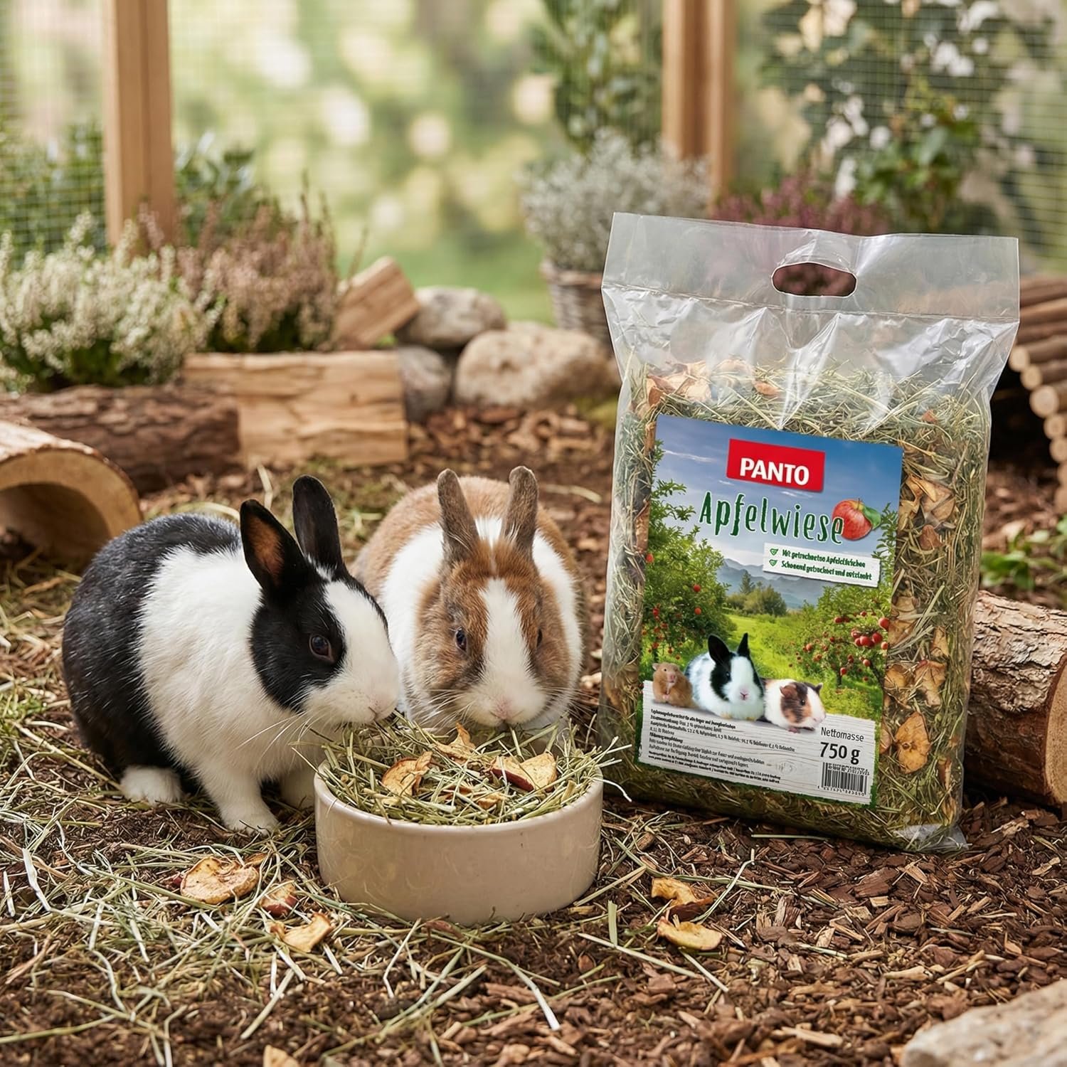 Panto Nagerfutter, Apfelwiese 750 g, 5er Pack (5 x 750 g) Panto Nagerfutter, Apfelwiese 750 g, 5er Pack (5 x 750 g)