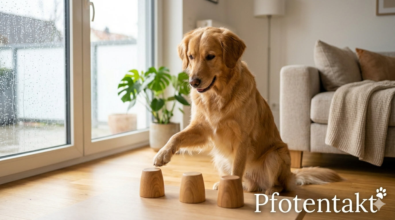 Schietwetter-Abenteuer – 3 einfache Indoor-Spiele für deinen Hund
