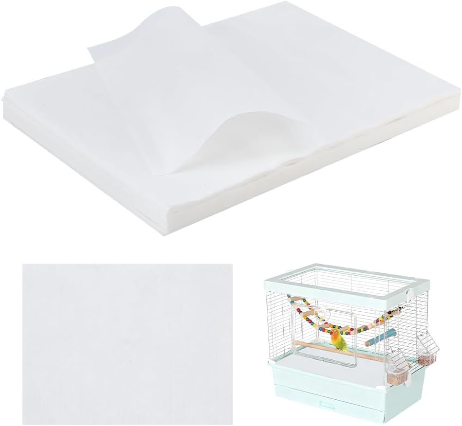 PH PandaHall 200 Blatt Vogelkäfigeinlagen, Vliespapier, Vogelkäfigeinlagen, vorgeschnittene, saugfähige Kissenmatte, weiße Vogelkäfigeinlage für Haustiere, Vögel, Papageienzubehör, Kleintiere, 34 x 27 cm PH PandaHall 200 Blatt Vogelkäfigeinlagen, Vliespapier, Vogelkäfigeinlagen, vorgeschnittene, saugfähige Kissenmatte, weiße Vogelkäfigeinlage für Haustiere, Vögel, Papageienzubehör, Kleintiere, 34 x 27 cm