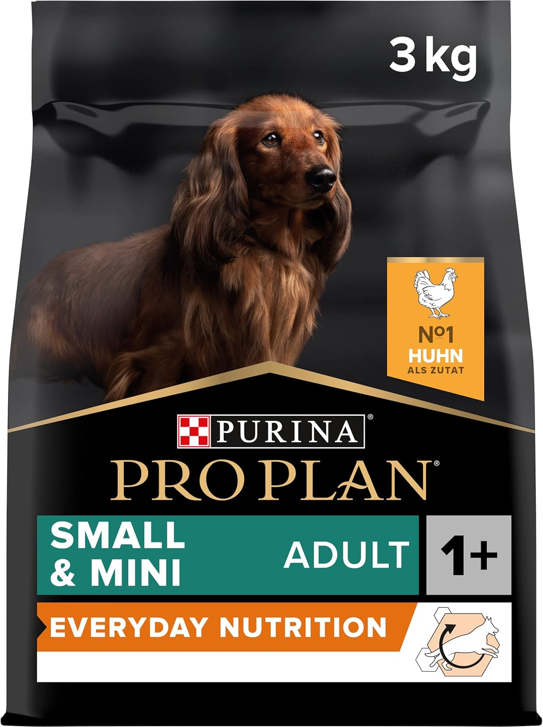 PRO PLAN Small und Mini Adult Trockenfutter für Hunde, Huhn, 3 kg PRO PLAN Small und Mini Adult Trockenfutter für Hunde, Huhn, 3 kg