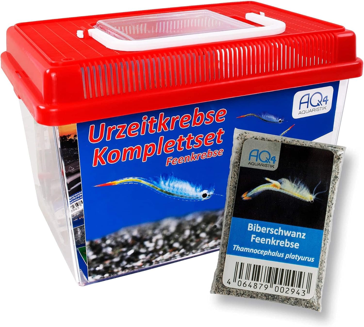 Fairy Crabs Starter Set with Prehistoric Cancer Eggs: 2.5 L Aquarium, Accessories, Breeding Approach, Food and Instructions, Thamnocephalus Platyurus Fairy Crabs Starter Set with Prehistoric Cancer Eggs: 2.5 L Aquarium, Accessories, Breeding Approach, Food and Instructions, Thamnocephalus Platyurus