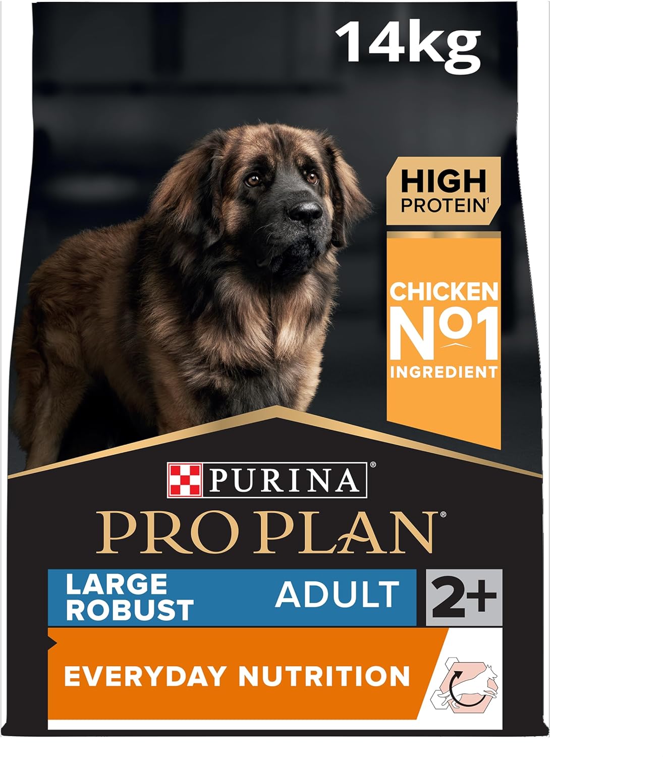 PRO PLAN Großes, robustes Trockenfutter für ausgewachsene Hunde, Huhn, 14 kg PRO PLAN Großes, robustes Trockenfutter für ausgewachsene Hunde, Huhn, 14 kg