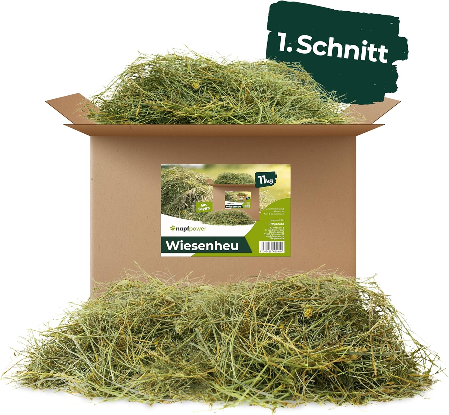 5 kg Heu direkt vom Bauernhof | 1. Schnitt Wiesenheu aus Bayern | hochwertiges und unbehandeltes Heu zur Fütterung und Einstreu von Kaninchen, Hamstern, Meerschweinchen und Kaninchen 5 kg Heu direkt vom Bauernhof | 1. Schnitt Wiesenheu aus Bayern | hochwertiges und unbehandeltes Heu zur Fütterung und Einstreu von Kaninchen, Hamstern, Meerschweinchen und Kaninchen