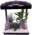 AquaOne HR-230 Nano Aquarium Komplett-Mini-Aquarium-Filtersystem, Nano-Aquarium Komplettfilter, Beleuchtung, Schwarz