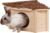 Kerbl Haustier-Eckhaus für Nagetiere Natur 25 x 25 x 17 cm