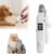 Krallenschere für Hunde mit Licht, 2026 2-in-1 Krallenschleifer für Hunde, Krallenschere Katzen Hund Krallenschneider Spritzschutz Leise Ultraschall Scharfe Klingen für Körpertypen Haustier (1 Stück)