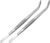 May – Set – 2 x terrarium tweezers 30 cm long – feeding tweezers – feeding tongs – terrarium tweezers – curved design – stainless steel