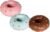 Beeztees Latex Toy Doggy Donuts Diameter 3 x 12 cm Assorted Colours