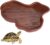 Schildkröten-Wassernapf, Reptilien-Wassernapf, Reptilien-Badebecken, rutschfest, Schildkröten-Futternapf, Reptilienwanne mit Rampe, Wassernapf Schildkröte, Tierbecken für Eidechsen, Gecko