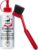 RL24 leovet – Strahlsan mit Pinsel | Huffett für Jet Care | Hufbalsam schützt Balken und Sohle | Pflege für Jet Rot | Durchblutungsfördernd | Hufpflege für Pferde | 1 x 200 ml