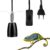 Heizlampenfassung, E27 Keramik Reptilien-Wärmelampenlampenfassung mit Kabel, Wärmelampenfassung Porzellanfassung 360° drehbare Keramik-Heizlampe für Amphibien, Aquarien, Tiere