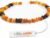Bernsteinkette, Hunde-Bernsteinhalsband, Hunde-Zeckenschutz, für Katzen und Hunde, 100 % roher baltischer Bernstein aus Litauen, 56