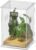 Reptilien-Terrarium, Reptilien-Futterbox, Acryl-Terrarium mit digitalem Thermometer, Hygrometer, Reptilien-Aufzuchtbox für Spinne/Schnecke/Frosch/Eidechse/Schildkröte (25 x 15 x 15 cm)