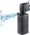 Kleine Aquarium-Filterpumpe für 55–150 Liter Becken, Bio-Filterschwamm, Aquarium-Innenfilter, 600 l/h, Tauchwasserpumpe, Filterpumpe für Salzwasser-Süßwasseraquarien, Gartenteich, Strömungspumpe