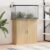 833602 Aquariumständer, Sonoma-Eiche, 81 x 36 x 73 cm, Holzwerkstoff, Aquariumschrank, Aquariumschrank, Aquariumtisch, Aquariumständer