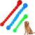 3 Stück 18/27,5 cm Hundespielzeug, Gummi, Wurfstock, Hundebeißspielzeug, Spiralgummi-Kauspielzeug, Hund, bissfest und zahnreinigend, interaktives Kauspielzeug für kleine, mittelgroße und große Hunde