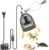 Reptilien-Terrarienlampe, 100 W, Keramik-Wärmelampe E27 mit Lampensockel-Halterung, Reptilien-Wärmelampe, Wärmelampe, Terrarium für Tiere, Schildkröte, Eidechse, Schlange, Hühner, Vögel (C)